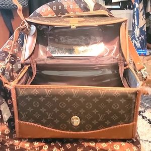 Louis Vuitton FRENCH COMPANY Vintage Train Case / Make up Travel